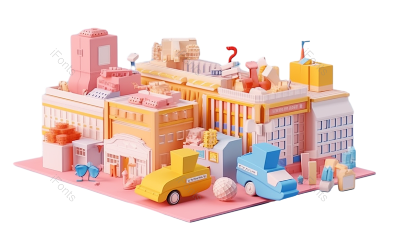 商品图片,插画元素,蓝色背景PNG,卡车免抠素材